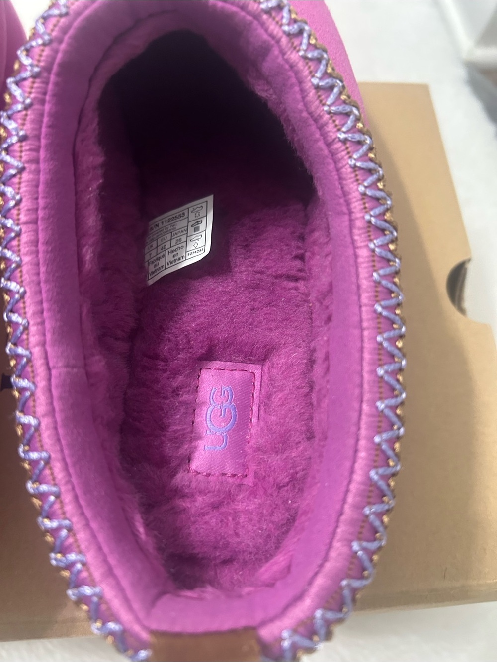 UGG Tazz Slip-On Slipper — Mangosteen - Picture 12 of 17